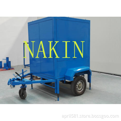 Mobile type vacuum insulating oil purifier, oil purification machine